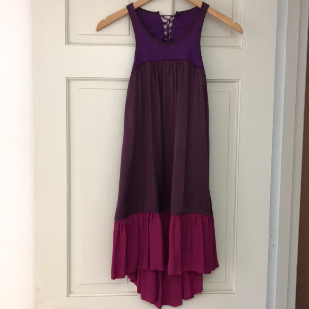 Dallin Chase mini tie back dress